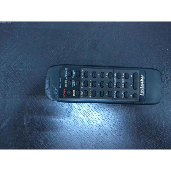 Genuine Technics EUR643806 CD Changer Remote Control For SLPD888, SLPDAA8 OEM - Picture 4 of 6